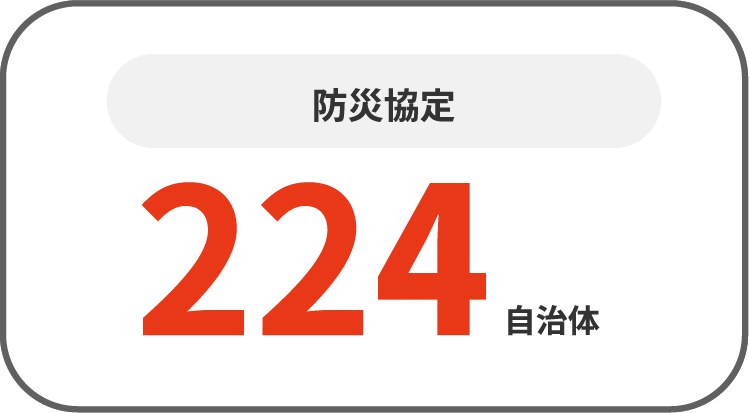 防災協定 224自治体